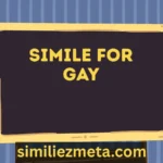 Simile for gay