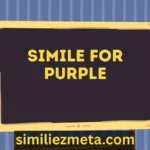 Simile For Purple